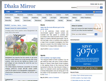 Tablet Screenshot of dhakamirror.com